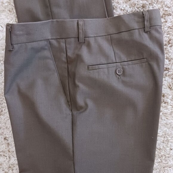 Pantonlini Orange Men's Formal Dress Pants 34" X 30" NWT Classic Fit - Picture 3 of 7